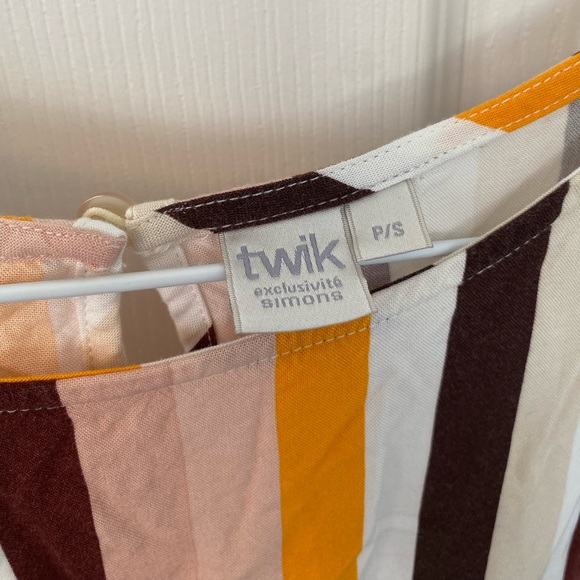 Twik Simons Sleeveless Retro Inspired Viscose Dress Size Small - Picture 2 of 8